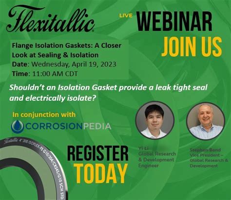 Flange Isolation Gaskets Webinar April Uk Gasket Sealing