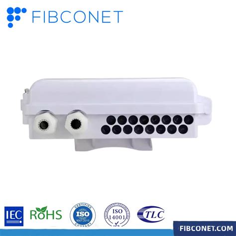 FTTH 16 Cores ABS Material Outdoor Black White Fiber Optic Optical