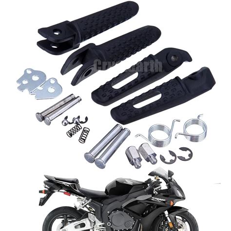 4pcs Set Motorcycle Front Rear Foot Rests Foot Peg Footrest For Honda