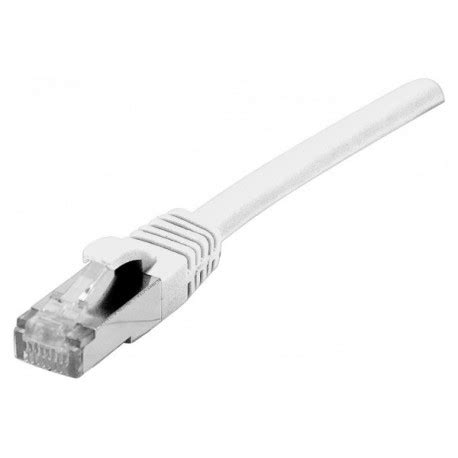 DEXLAN Cordon RJ45 catégorie 6A S FTP LSOH snagless blanc 0 5 m