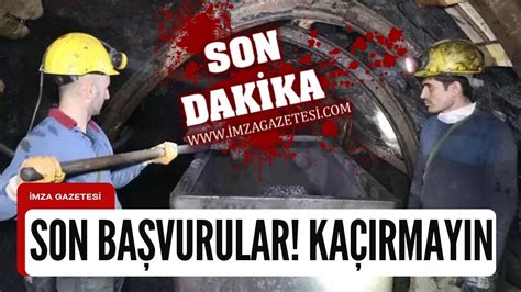 Zonguldak Bartın Karabük için son uyarı TTK başvurularında son gün