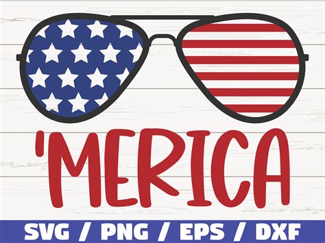 Merica Svg America Svg Cut File Clip Art Commercial Etsy