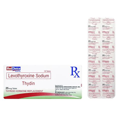 Levothyroxine 25 Mcg