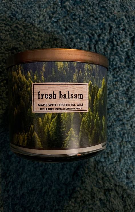 Bath and Body Works Fresh Balsam Candle on Mercari | Balsam candle ...