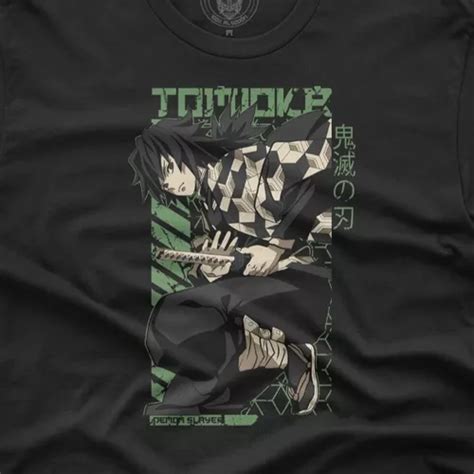 Playera Anime Giyu Tomioka Kimetsu No Yaiba Demon Slayer En Venta En