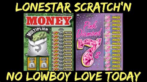 Lonestar Scratchn🤠tx Lottery 🤠 Pink Diamond 7s 💎 Money Multiplier 💲no