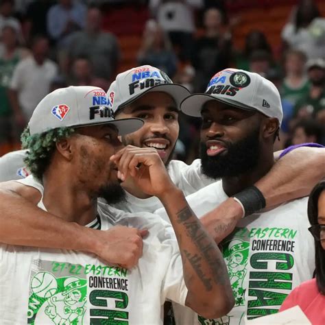 Boston Celtics Win The Eastern Conference Championship Set To Face The