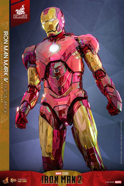 Hot Toys MMS792D70 Iron Man 2 Iron Man Mark IV Fractal Armor Hot Toys Exclusive