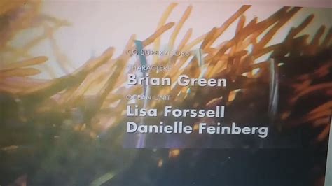 Finding Nemo 2003 End Credits Part 1 Youtube