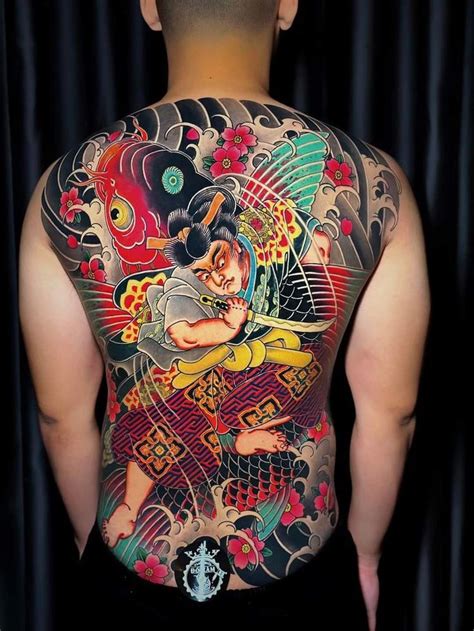 Pin by Thiệu Tatoo on Cá chép Traditional japanese tattoos