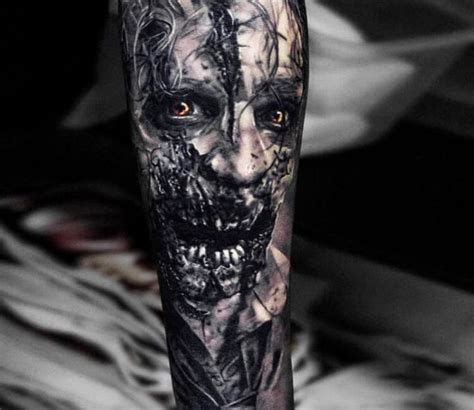 Zombie Tattoo By Andrey Stepanov Post 27895 Zombie Tattoos Horror