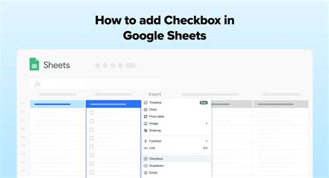 How To Use Google Sheets Checkbox In Your Spreadsheets