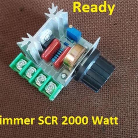 Jual Tren Baru DIMMER SCR 2000W REGULATOR VOLTAGE 220V AC MOTOR