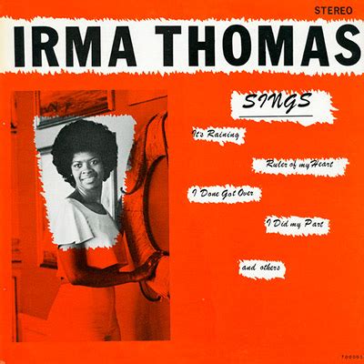 IRMA THOMAS Sings LP Change Records Sello discográfico