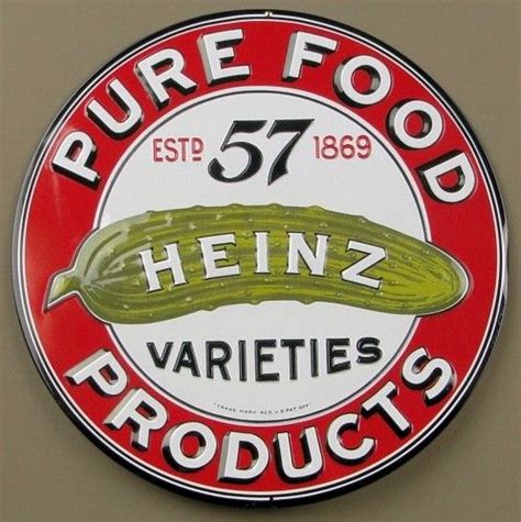 Heinz 57 Metal Signs Pure Products Signs