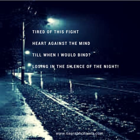 Silence of the night | Saurabh's Lounge