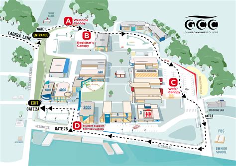 GCC Campus Map