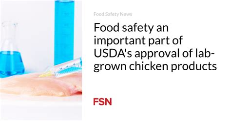 Food Safety An Important Part Of Usdas Approval Of Lab Grown Chicken