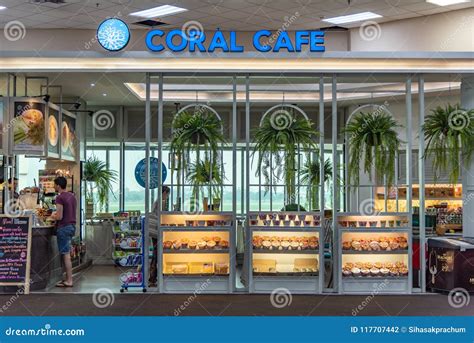 Airport Cafe N the Don Mueang International Airport Editorial ...