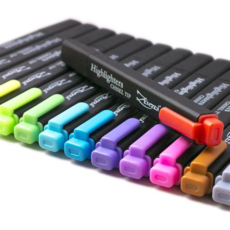 Highlighter Markers 14 Unique Colors Fluorescent, Classic & Pastel - C – ZenZoi