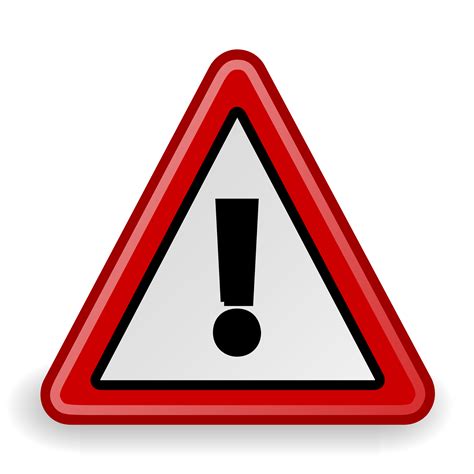 Clipart - tango dialog warning