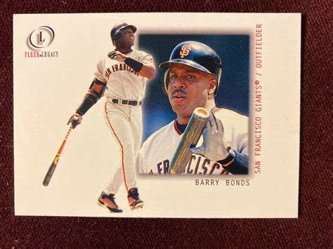 2001 Fleer Legacy 51 Barry Bonds For Sale Online EBay