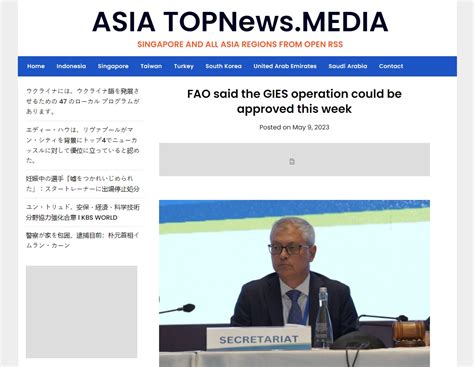 Press Reports About The Operationalization Of The PSMA GIES Agreement