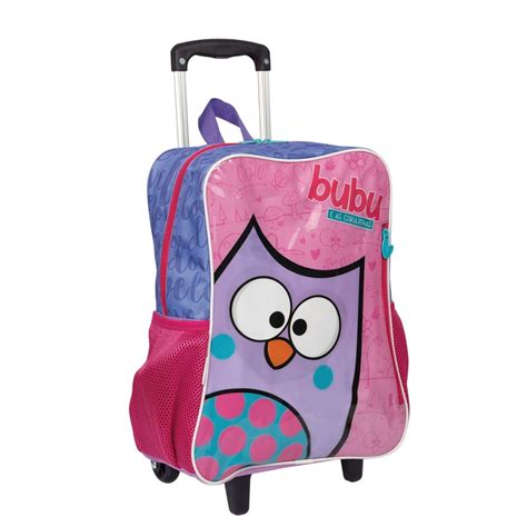 Mochila Rodinha Coruja Bubu 19M Sestini em Promoção na Americanas