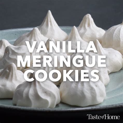 Vanilla Meringue Cookies Recipe Vanilla Meringue Cookies Recipe