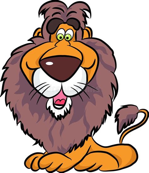 Comic Lion Stock Vector Illustration Of Lovely Comic