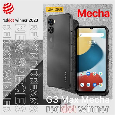 UMIDIGI G3 Max Mecha Rugged Smartphone That Winned The Red Dot Award