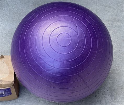 Opti Gym Ball Yoga Fitness Workout Pregnancy Anti Burst Ball Purple