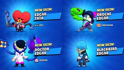 Todas Las Skins De Edgar En Brawl Stars