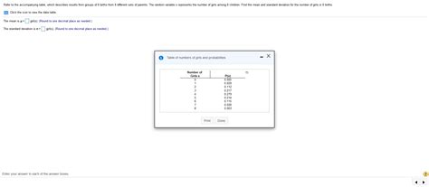 Solved Refer To The Accompanying Table Which Describes Chegg