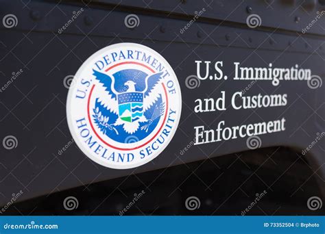 United States Department Of Homeland Security Logo Editorial Stock