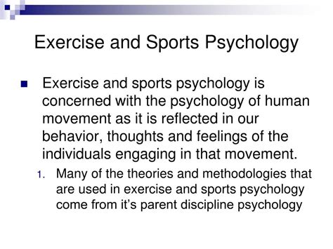 Ppt Exercise And Sports Psychology Powerpoint Presentation Free