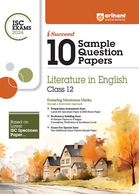 Arihant I Succeed 15 Sample Question Papers Literature In English