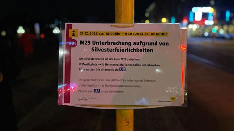 Angst Vor Silvesterkrawallen In Berlin Bvg Stoppt Mehrere Buslinien In