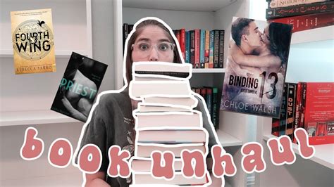 Lets Get Rid Of Some Books 📚 My First Book Unhaul Youtube