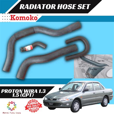 PROTON WIRA 1 3 1 5 CPT INJ VDO RADIATOR HOSE SET Shopee Malaysia