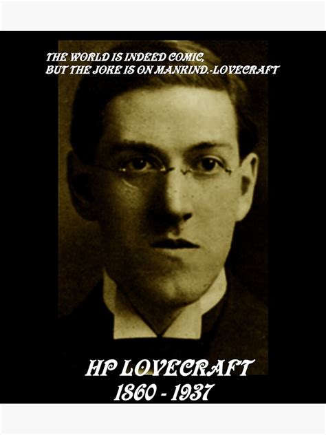 Hp Lovecraft In Memory Poster For Sale By Maryannel1 Redbubble