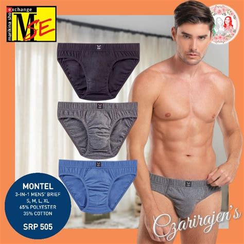 Fury By MSE 3 In 1 Men S Brief Men S Underwear Bikini Brief Polycotton Brief Set A Shopee