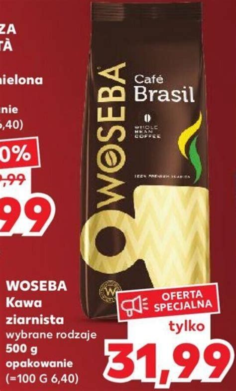 Promocja WOSEBA Kawa Ziarnista 500g W Kaufland