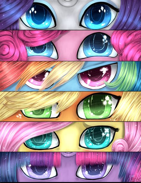 Flowerpony Decide To Do A New Version Of The Mlp Eye Set I