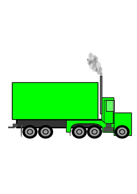 Semi Truck Clip Art - ClipArt Best