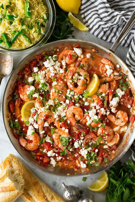 Greek Shrimp With Tomatoes And Feta Cooking Classy