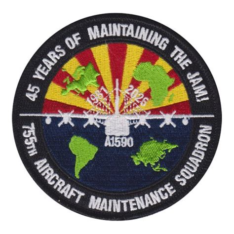 755 Amxs Custom Patches 755th Aircraft Maintenance Squadron Patch