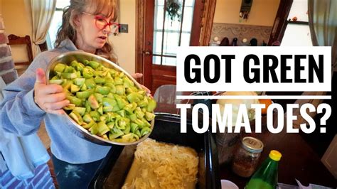 THE GREEN TOMATO CANNING RECIPE Green Tomato Curry YouTube