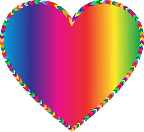 Rainbow Heart Wallpapers And Backgrounds 4K HD Dual Screen