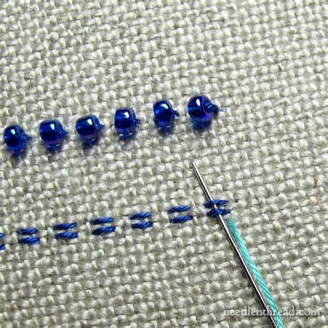 Adding Beads To Embroidery Stitches Needlenthread